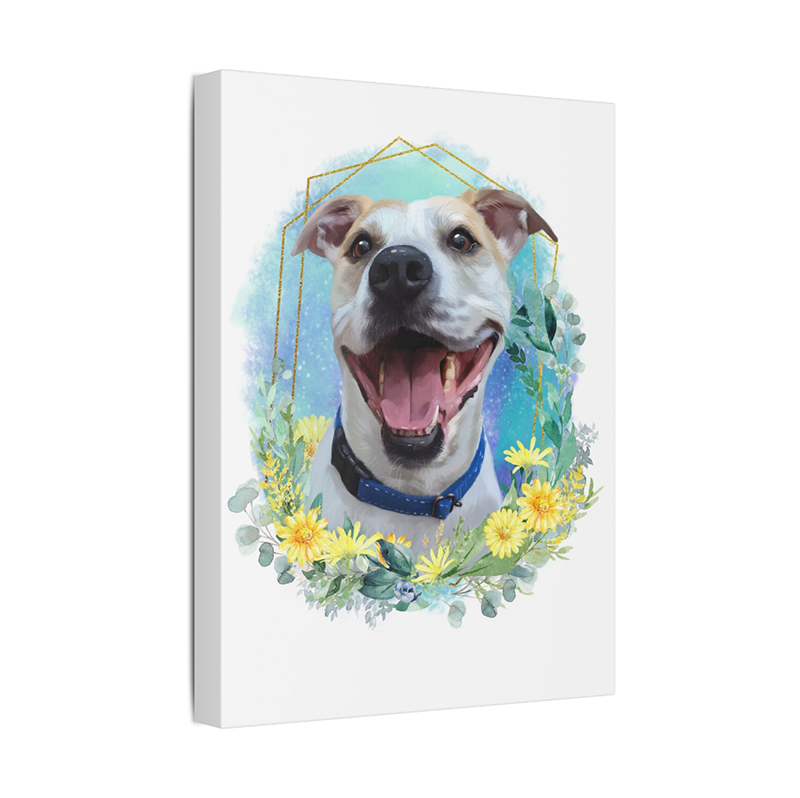 Floral Pet Portrait 1